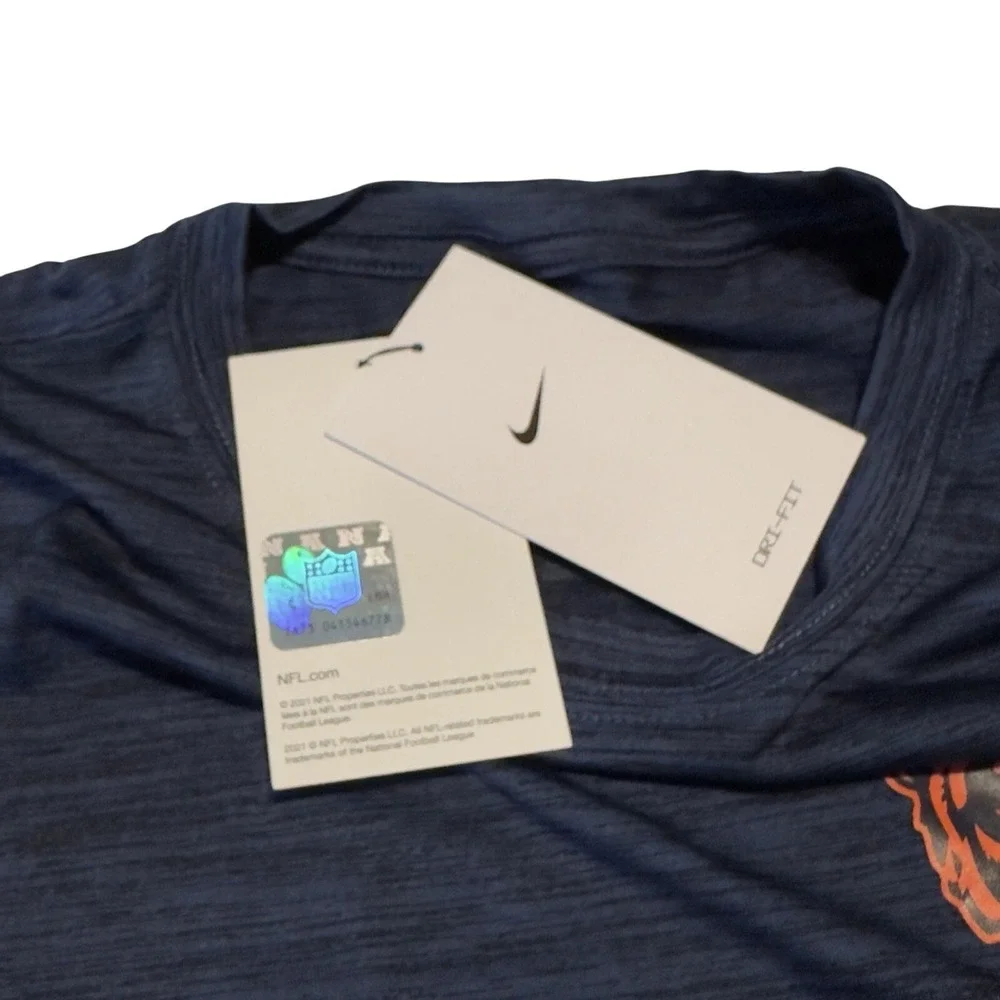 Chicago Bears Nike Sideline‎ Velocity Performance T-Shirt NFL Men Medium NFL New
